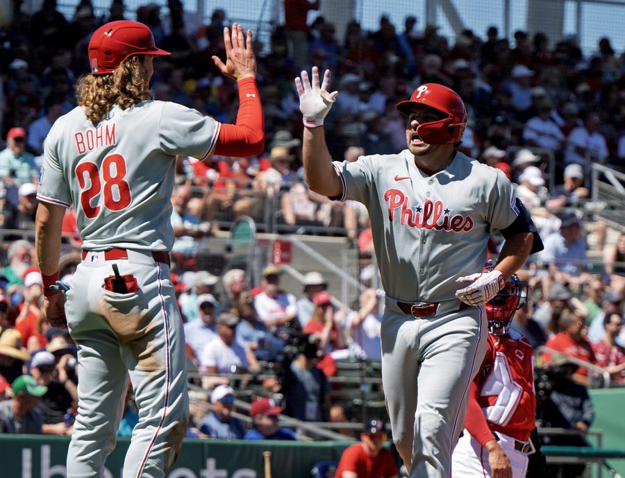 Spring training roundup: Phillies drub Red Sox in high-scoring affair