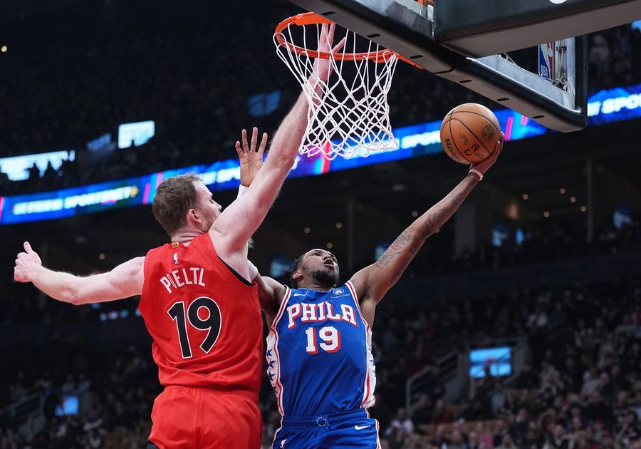 Career-highs for Jared Rhoden, Orlando Robinson lift Raptors over Sixers